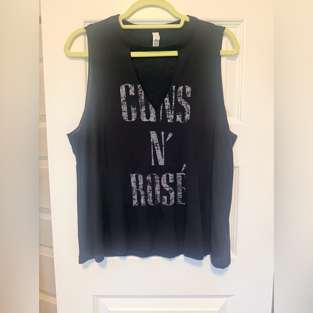 Bella Canvas Black Graphic Muscle Tee